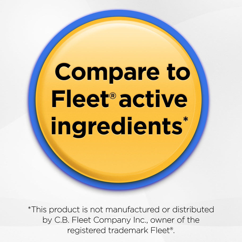 Equate Ready-to-Use Enema Sodium Phosphates Saline Laxative, 9 fl oz, 2 Pack