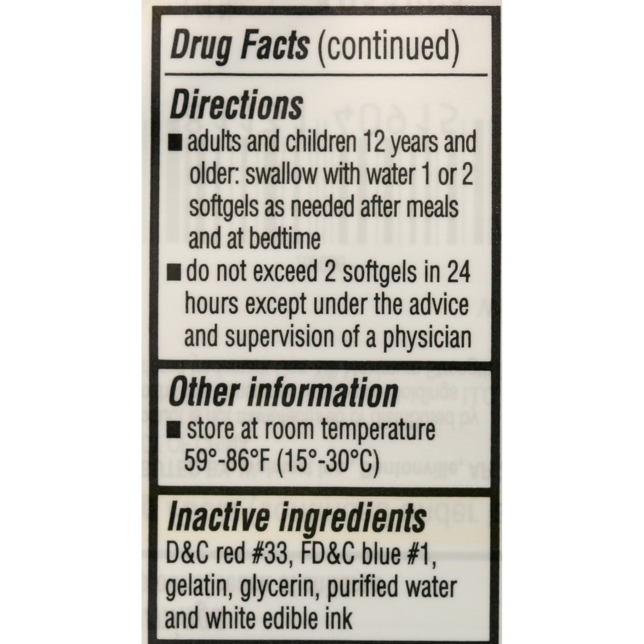 Equate Maximum Strength Gas Relief Softgels, 250 mg, 60 Count