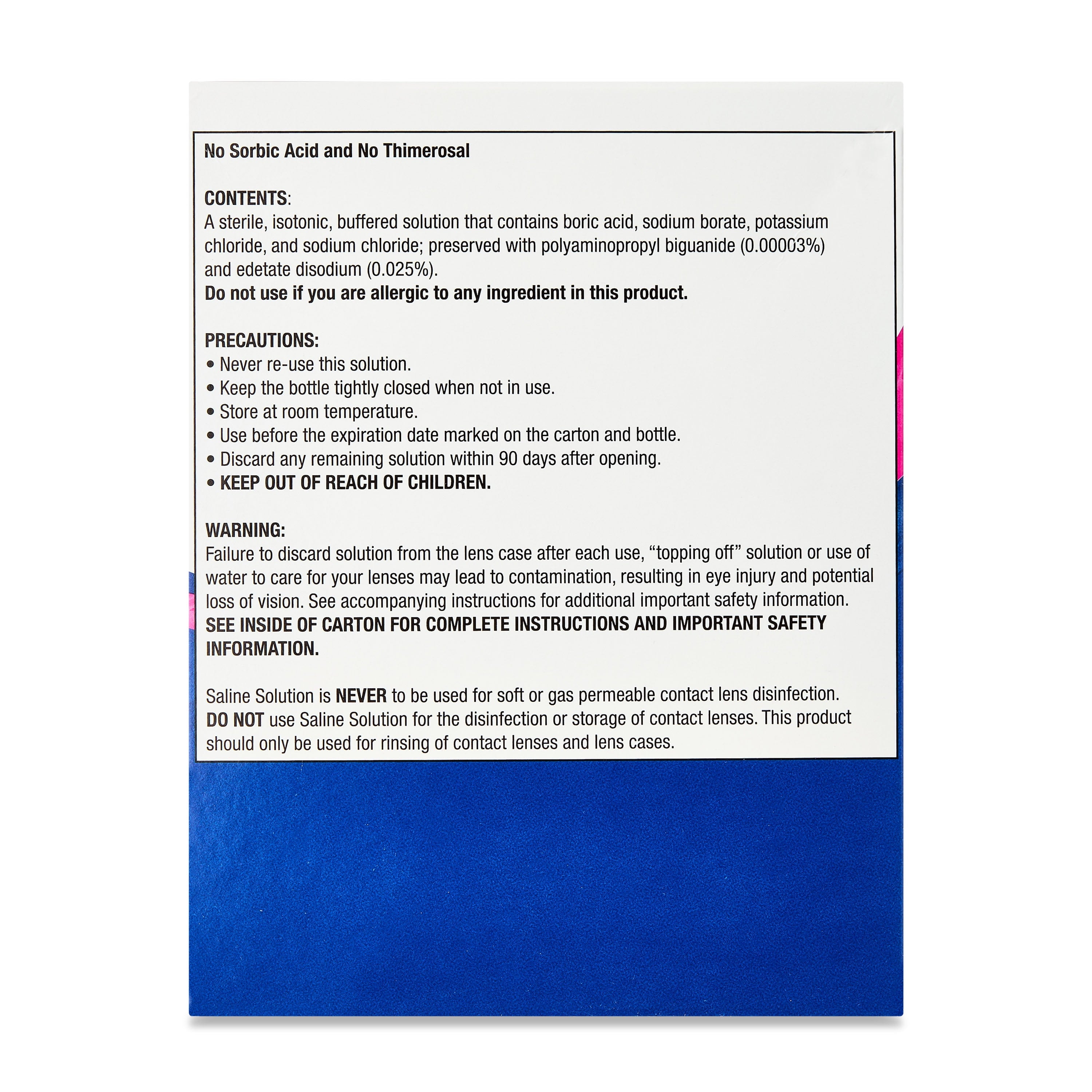 Equate Saline Solution for Sensitive Eyes, 12 fl oz, 2 Pack, Compare to Bausch + Lomb Sensitive Eyes