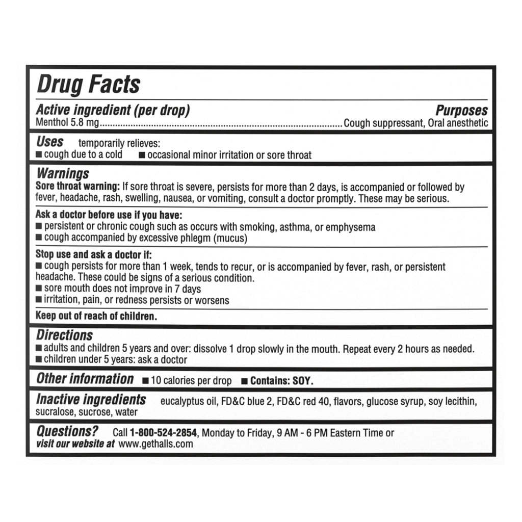 (2 pack) HALLS Relief Cherry Cough Drops, Economy Pack, 80 Drops