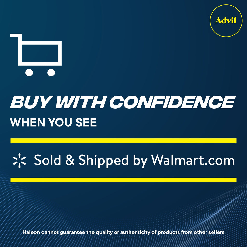 Advil Dual Action Pain Relievers Coated Caplets, 125Mg Ibuprofen and 250Mg Acetaminophen, 72 Count