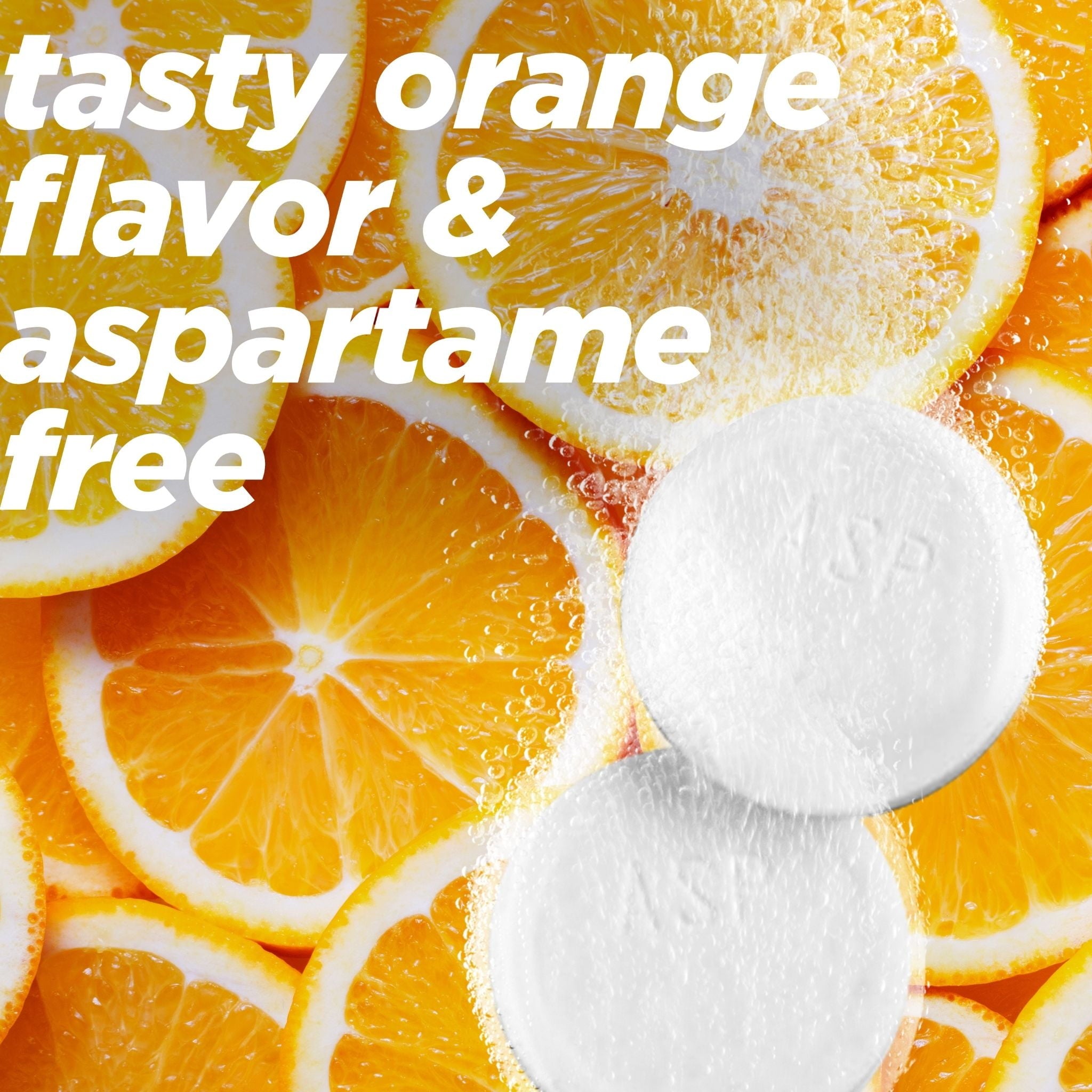 Alka-Seltzer Plus Powerfast Fizz Severe Cold Medicine, Orange Zest Effervescent Tablets, 24 Count