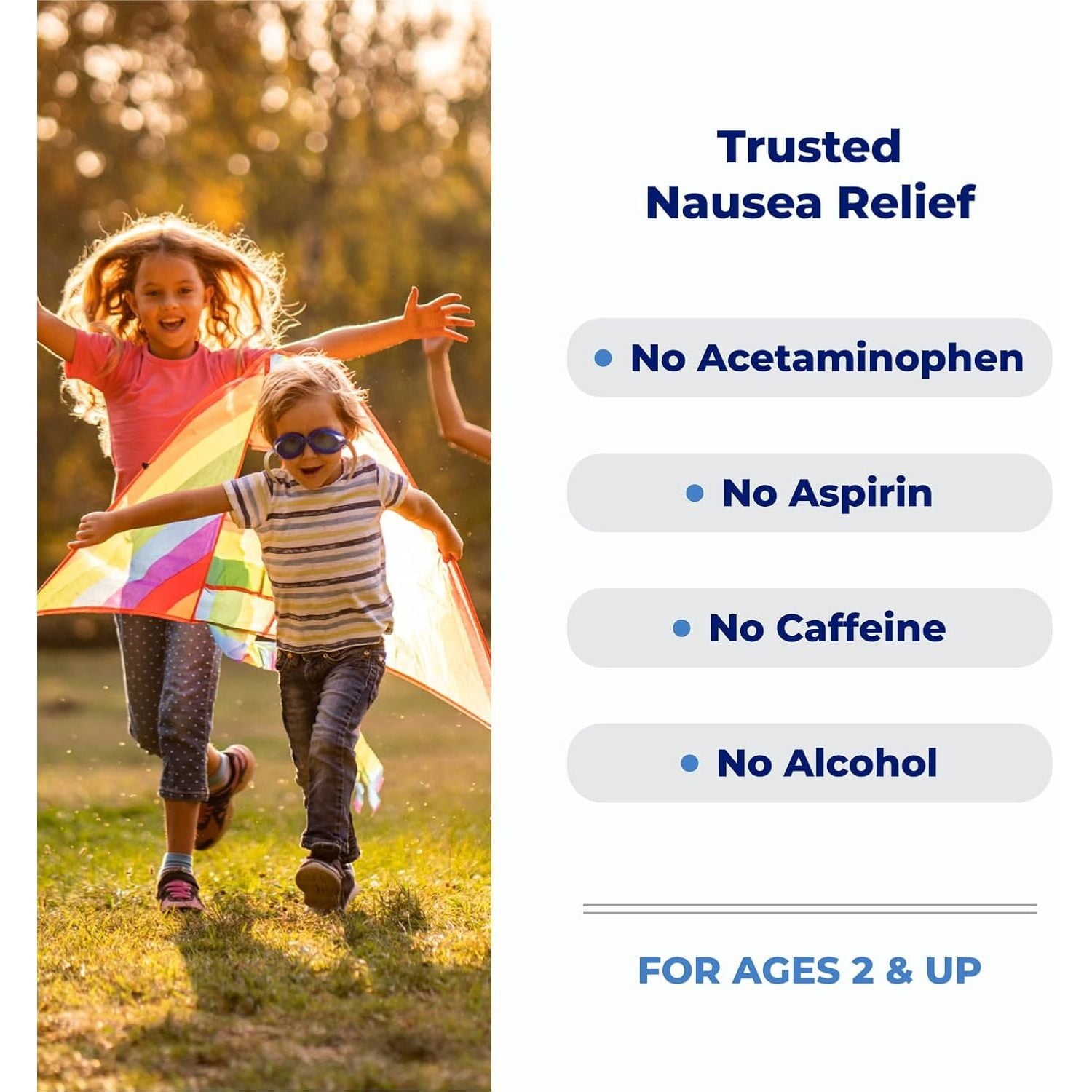 Emetrol Kids Nausea and Upset Stomach Relief, Liquid, Mixed Berry, 4 oz