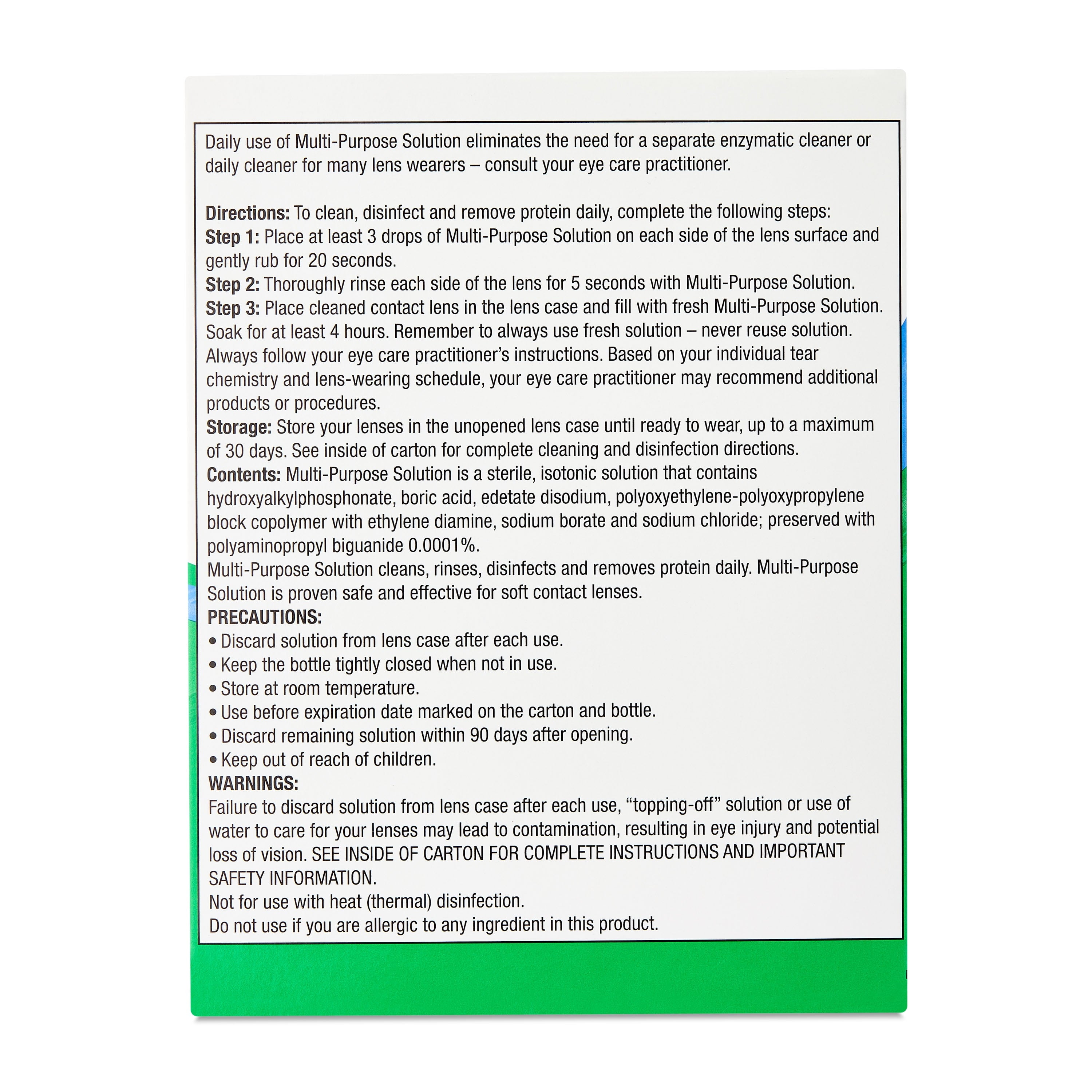 Equate Multi-Purpose Solution for Soft Contact Lenses, 24 fl oz (2x12 fl oz), Compare to Opti-Free Replenish