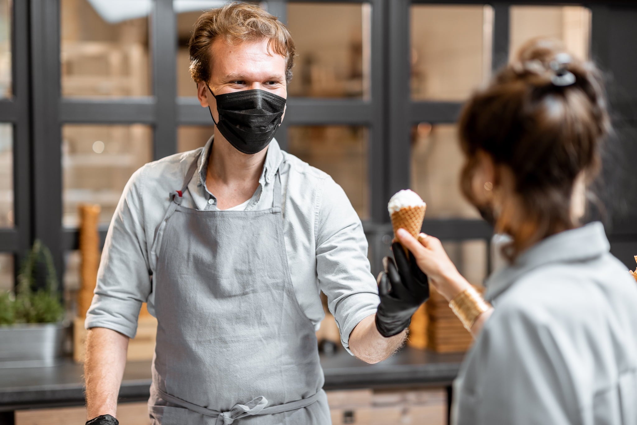 Equate Earloop Disposable Face Masks, Black, 25 Count