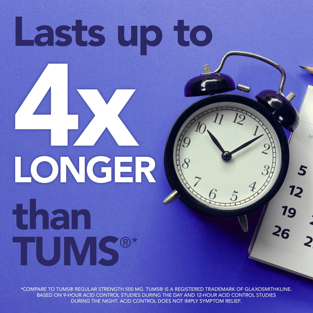 Equate Dual Action Acid Reducer Complete Tablets, Berry,50 Count, Compare to Pepcid Complete Active Ingredients