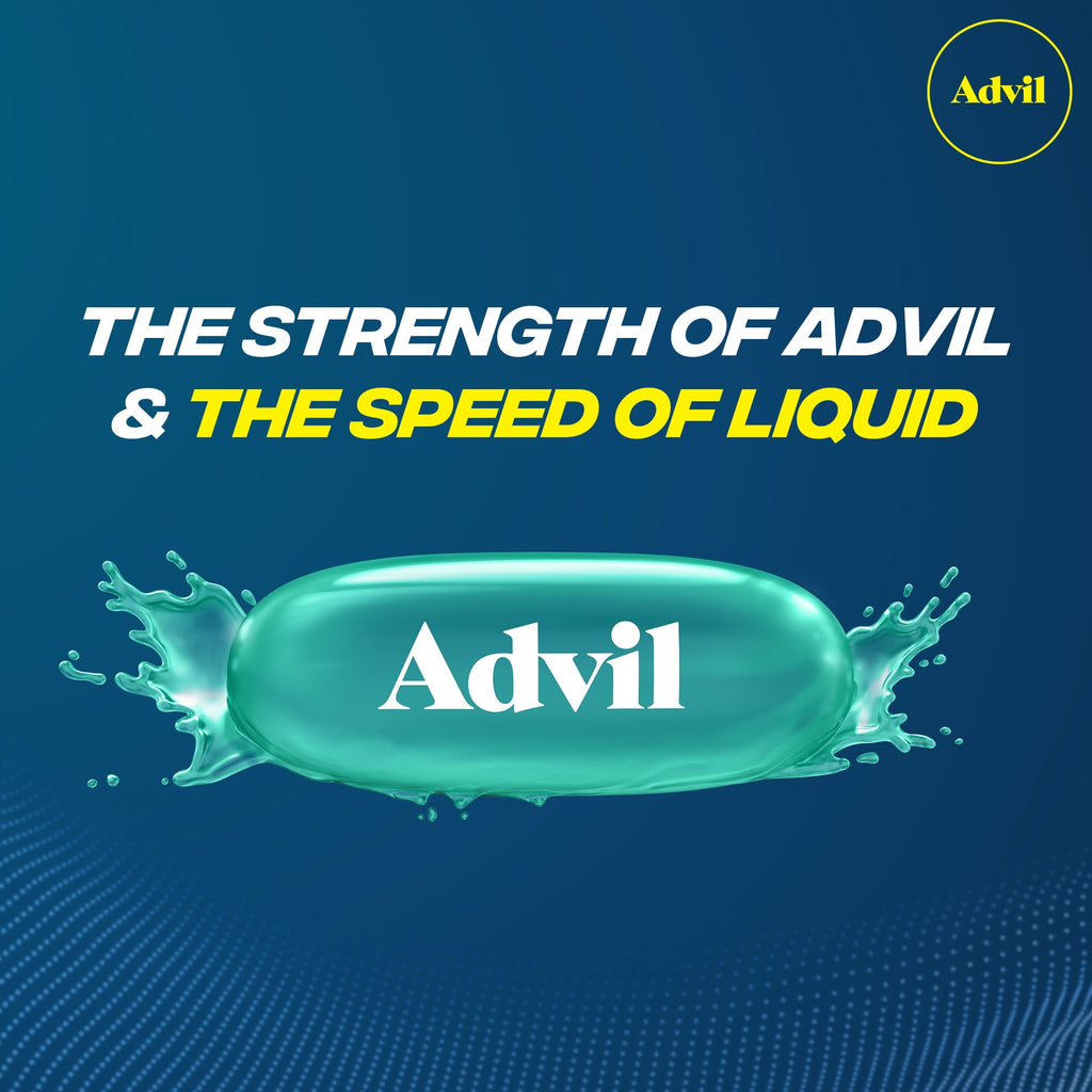Advil Liqui-Gels Pain Relievers for Headache Relief, Fever Reducer Liquid Filled Capsules, 200 Mg Ibuprofen, 2X80 Count