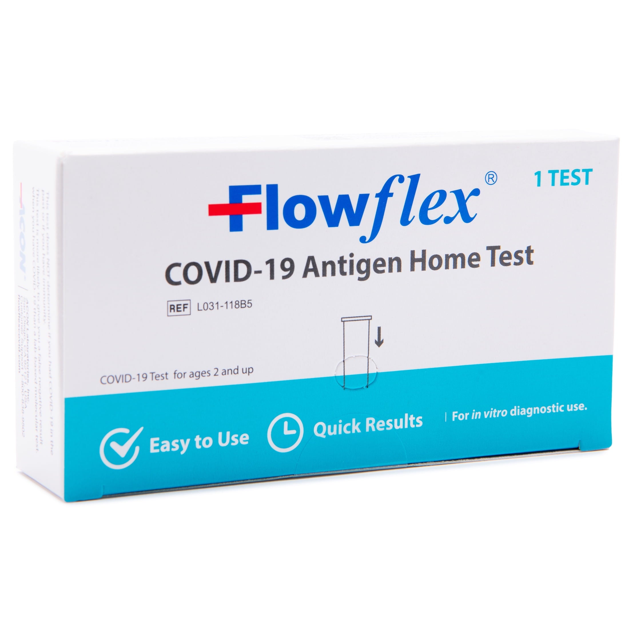 Flowflex® COVID-19 Antigen Home Test Kit, 1 Pack, 1 Tests Total