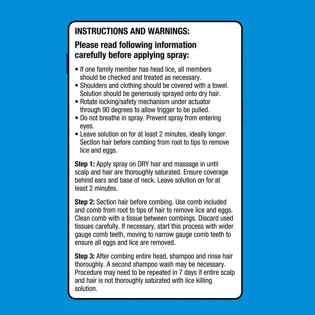 Equate Super Lice Kit, Comb Included, 4.05 fl oz