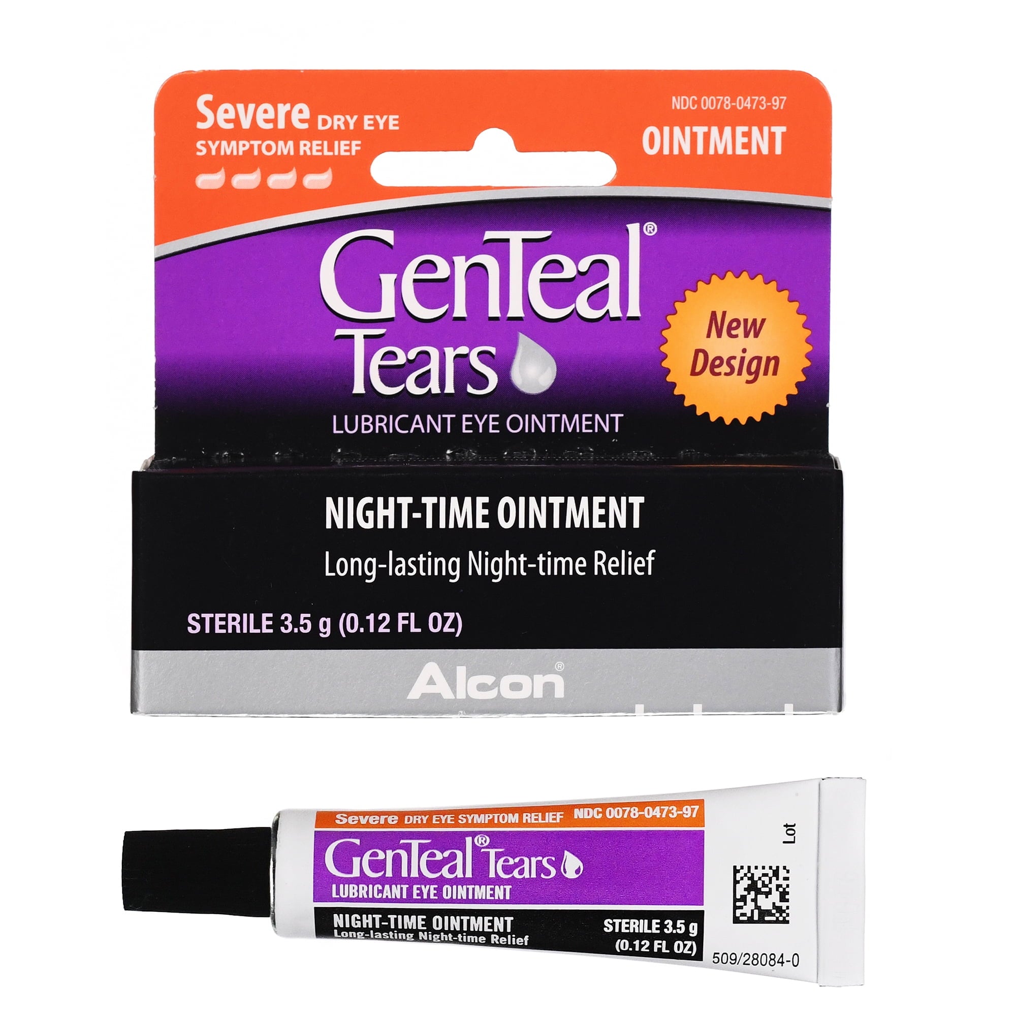 GENTEAL Tears Severe Nighttime Ointment for Severe Dry Eye Symptom Relief, 3.5g