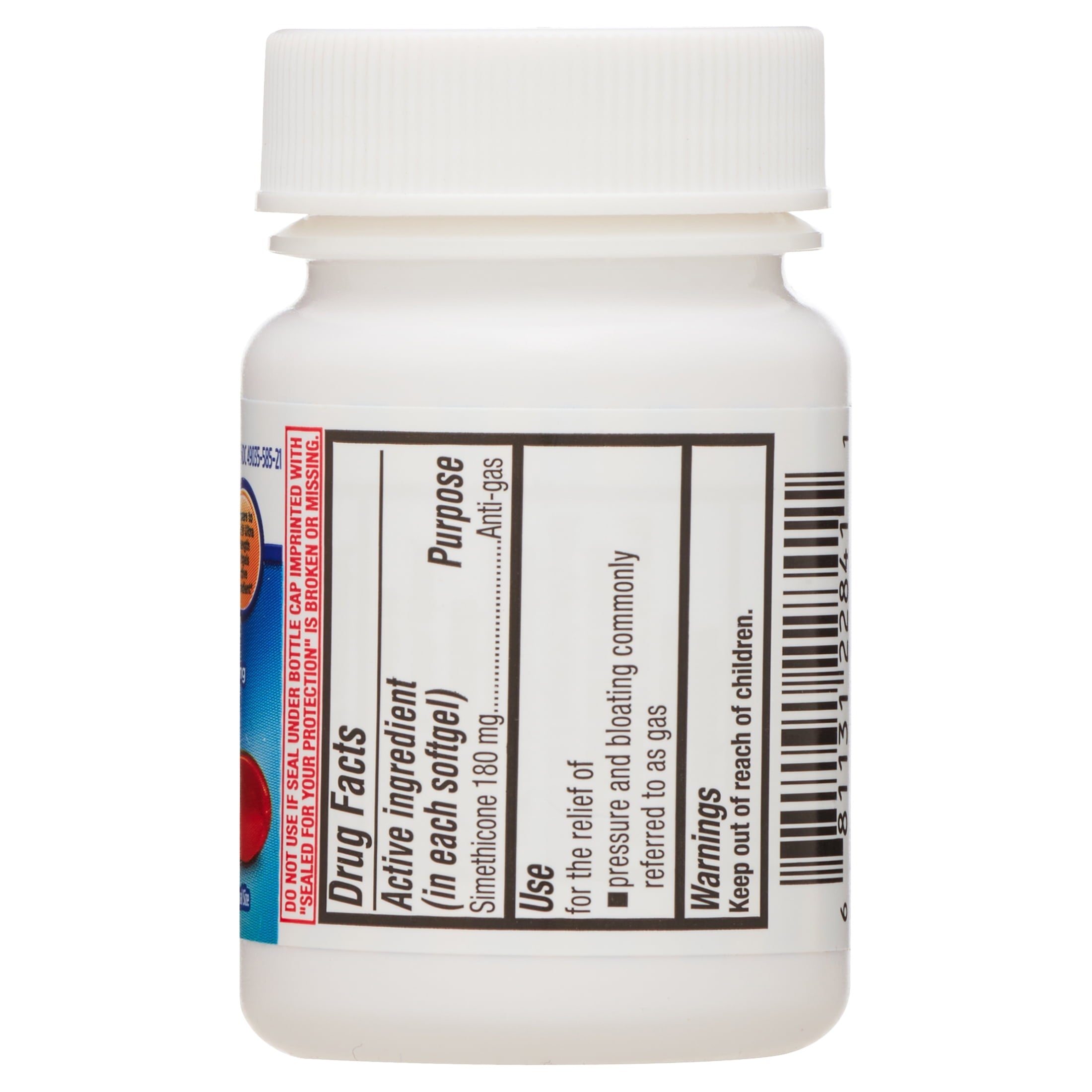 Equate Ultra Strength Gas Relief Softgels, 180 mg, 50 Count