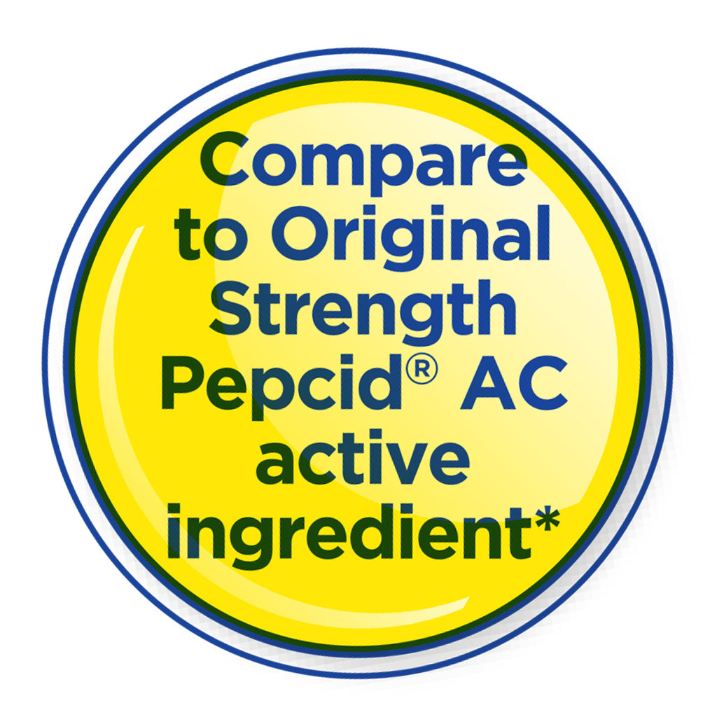Equate Original Strength Famotidine 10mg Tablets, 30 Count, Compare to Original Strength Pepcid® AC Active Ingredient