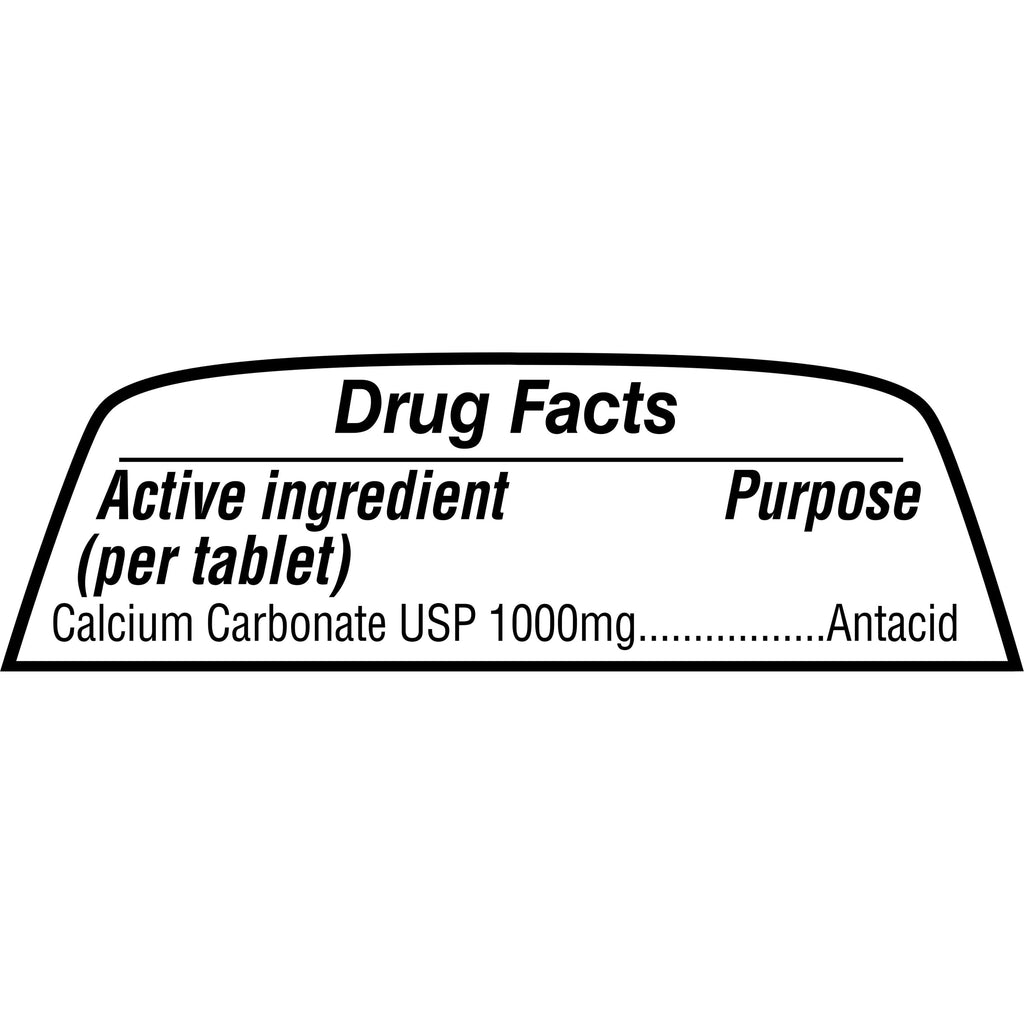 Equate Ultra Strength Antacid Chewable Tablets Assorted Berries, Twin Pack 160 Count