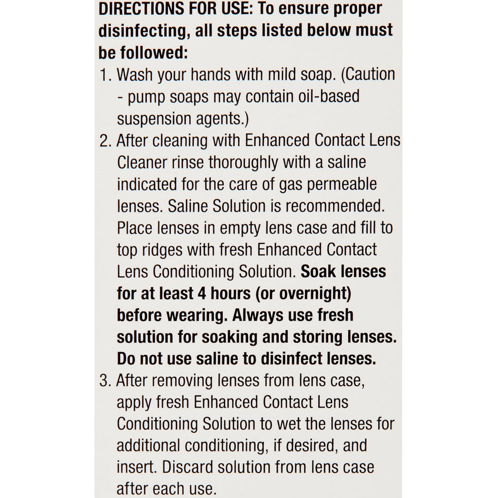 Equate Enhanced Hard Contact Lens Conditioning Solution Step 2, 3.5 fl oz, Compare to Boston Advance Conditioning Solution