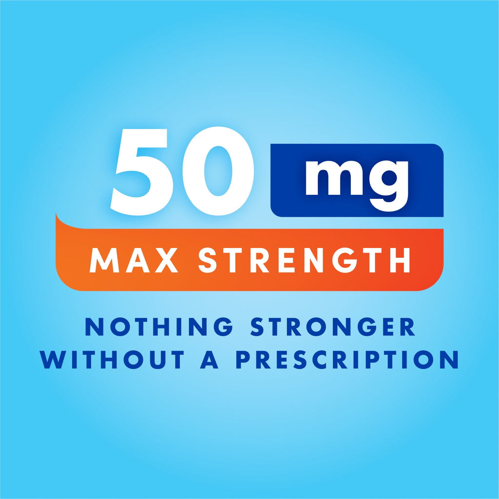 Bonine Max Strength Motion Sickness & Nausea Relief, Chewable Tablets, Peppermint, 16 ct
