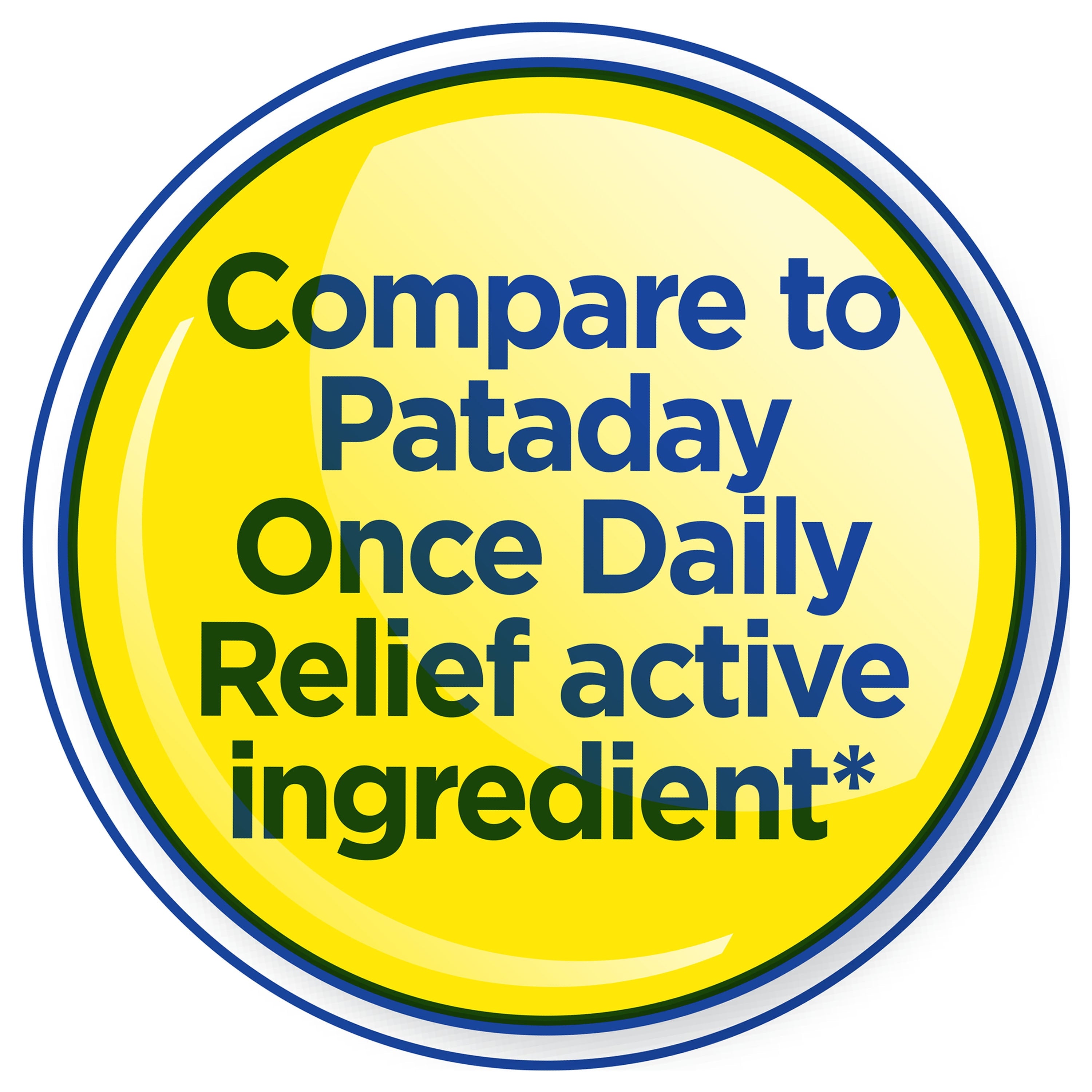 Equate Eye Itch Relief Antihistamine Eye Drops, Olopatadine HCL 0.2%, 3.5mL, Compare to Pataday Once Daily Relief Active Ingredient