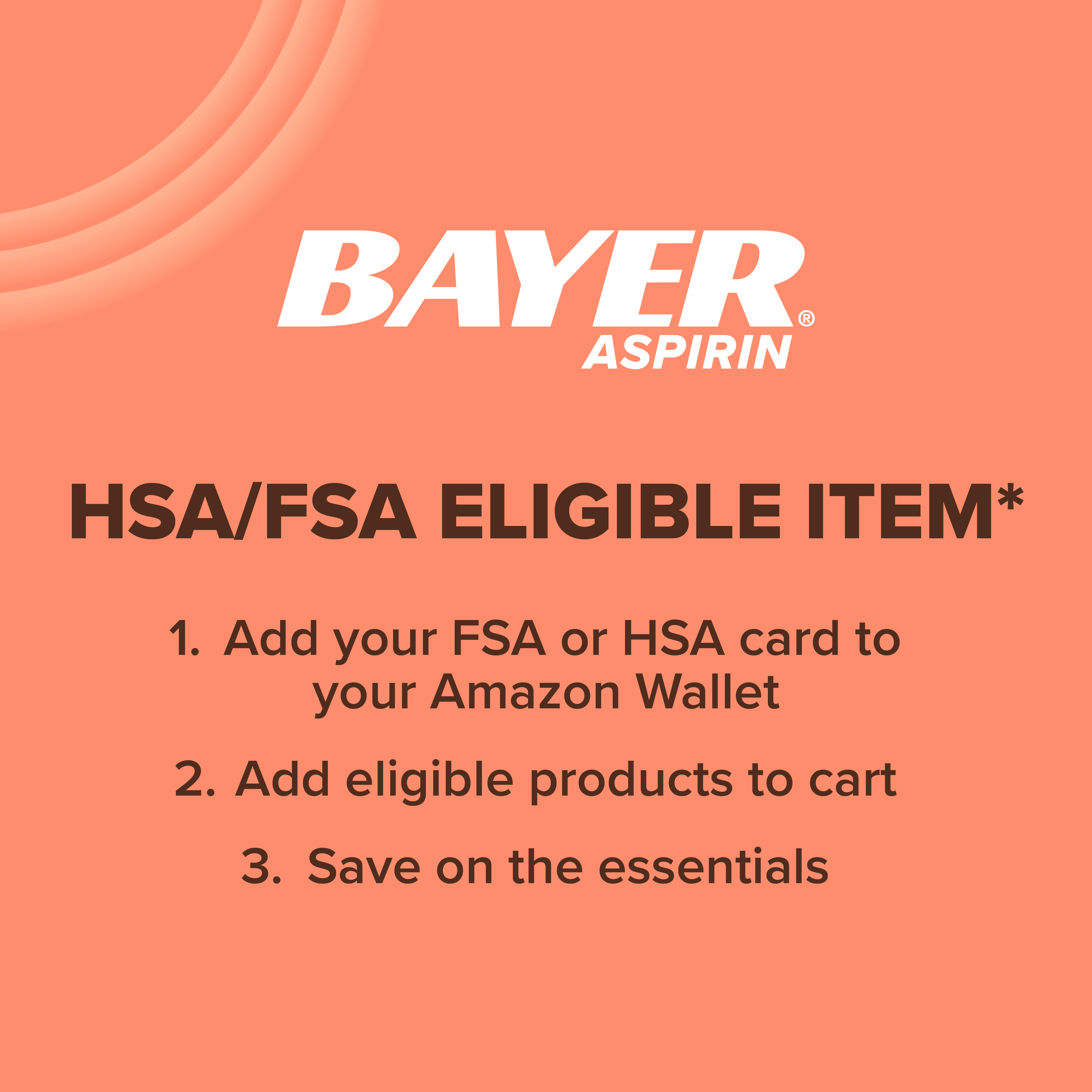 Bayer Chewable Aspirin Regimen Low Dose Pain Reliever Tablets, 81mg, Orange, 108 Count