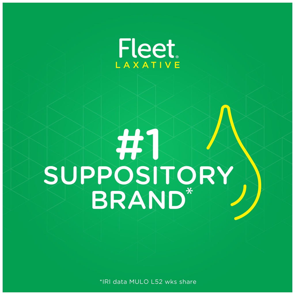 (2 pack) Fleet Laxatives, Laxative Glycerin Suppositories for Adult Constipation Relief, 100 Count