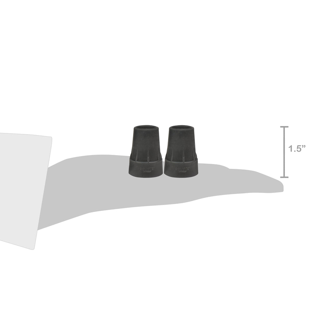 Equate 3/4" Rubber Cane Tips, 2 Count