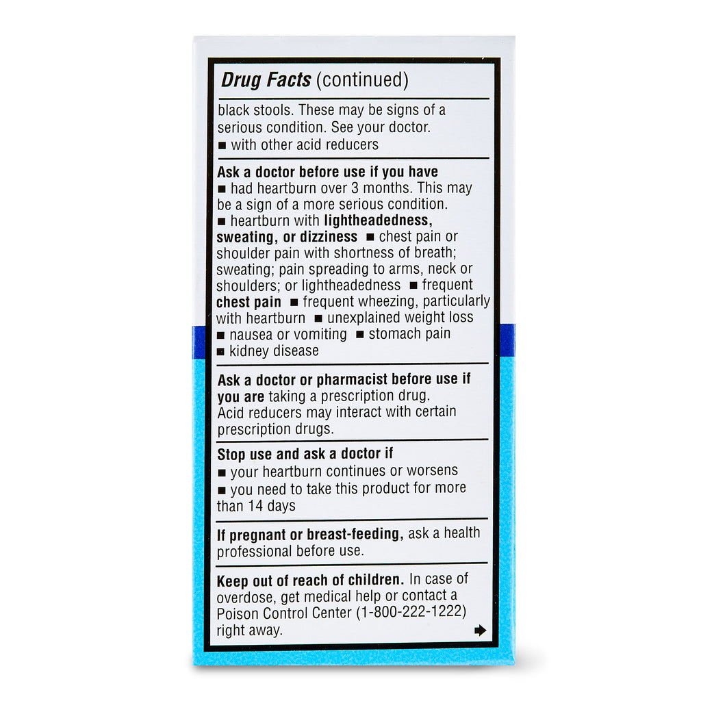 Equate Original Strength Famotidine 10mg Tablets, 30 Count, Compare to Original Strength Pepcid® AC Active Ingredient