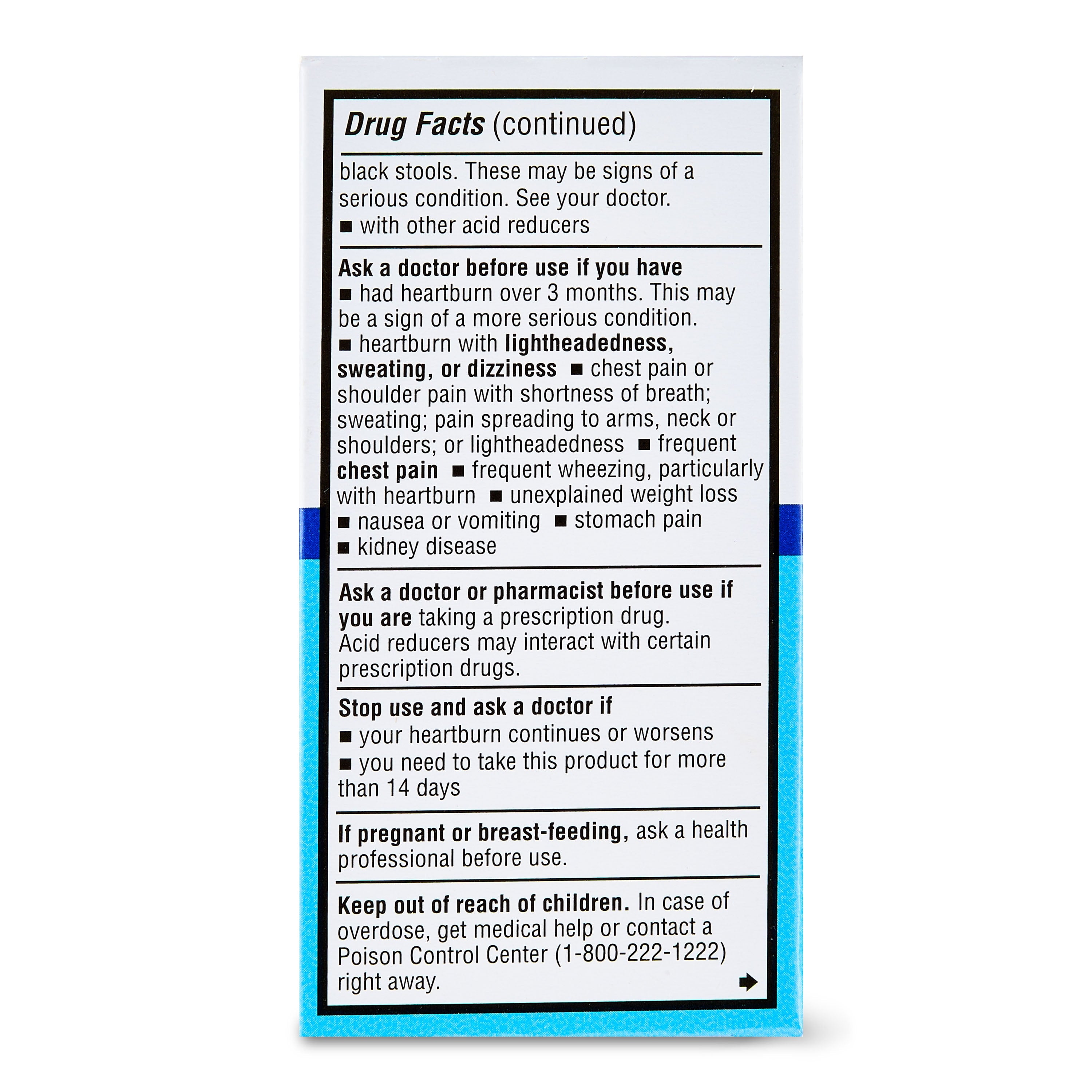 Equate Original Strength Famotidine 10mg Tablets, 30 Count, Compare to Original Strength Pepcid® AC Active Ingredient