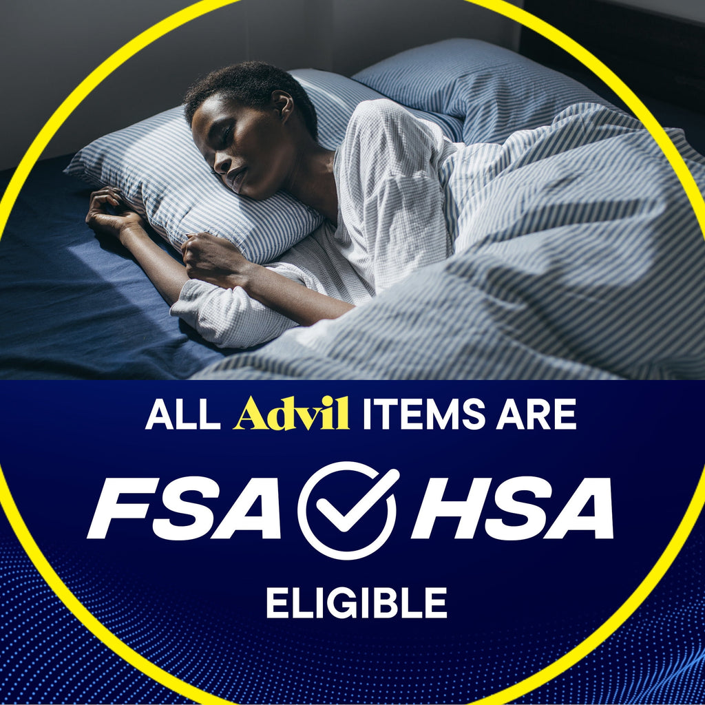 Advil PM Sleep Aid Pain Relievers, Ibuprofen, Diphenhydramine, Coated Caplet, 80 Count