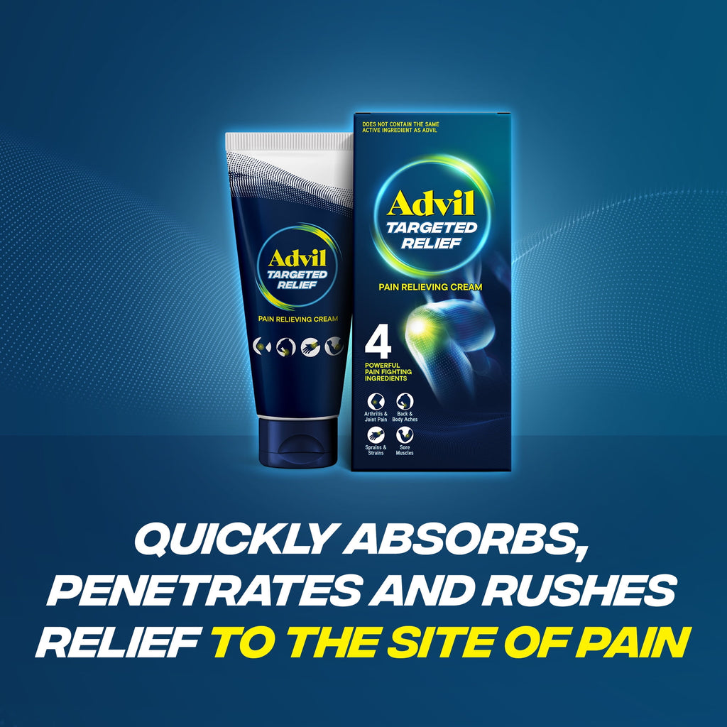 Advil Targeted Relief Pain Relieving Cream, Up to 8 Hours of Powerful Relief - 2.3 Oz