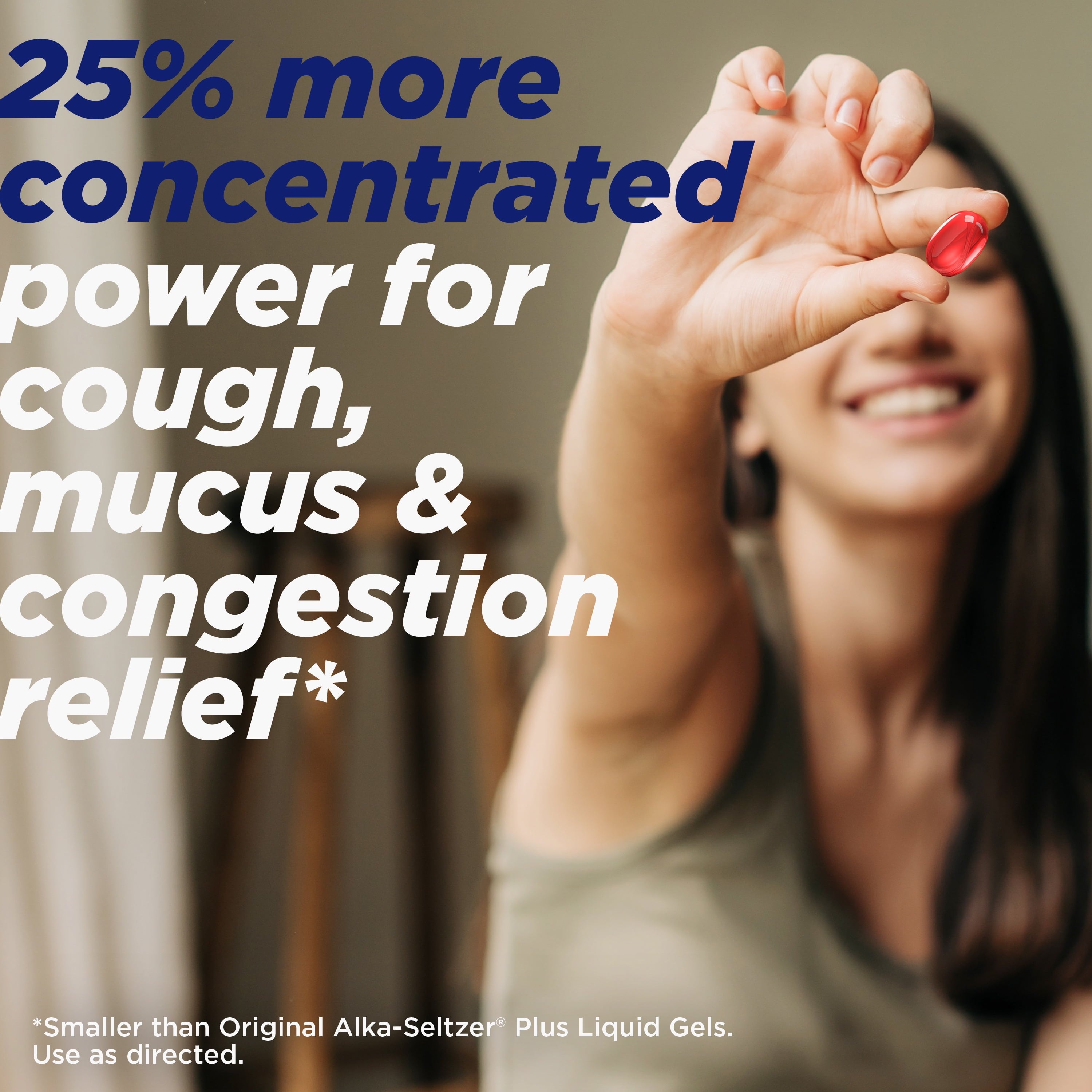 Alka-Seltzer Plus Powerfast Fizz Sinus Congestion & Pain Medicine, Effervescent Tablets, 24 Count