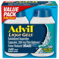 Advil Liqui-Gels Pain Relievers for Headache Relief, Fever Reducer Liquid Filled Capsules, 200 Mg Ibuprofen, 2X80 Count