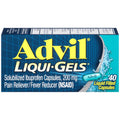 Advil Liqui-Gels Pain Relievers for Headache Relief, Fever Reducer Liquid Filled Capsules, 200 Mg Ibuprofen, 40 Count