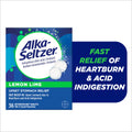Alka-Seltzer Lemon Lime Heartburn Relief tablets, Fast Acid Indigestion Relief, 36 Ct