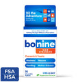 Bonine Max Strength Motion Sickness & Nausea Relief, Chewable Tablets, Peppermint, 16 ct