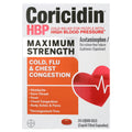 Coricidin HBP Maximum Strength Cold, Cough & Flu Medicine, Liquid Gels, 24 Ct