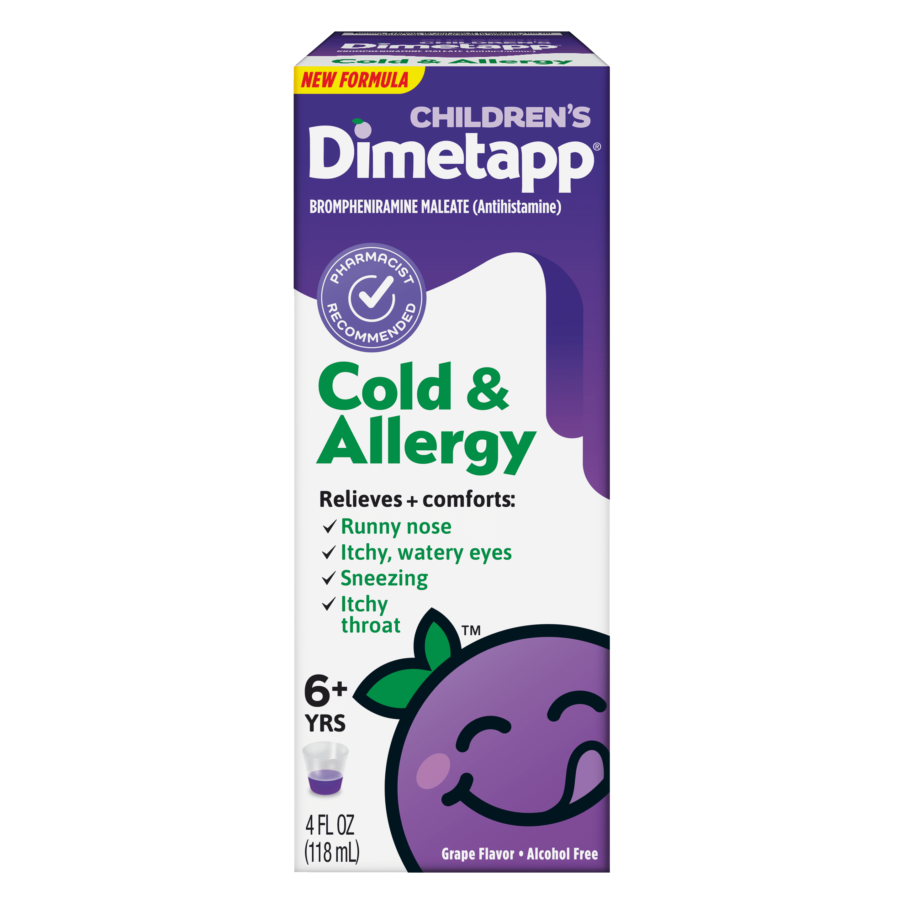 Dimetapp Childrens Cold & Allergy, 4oz