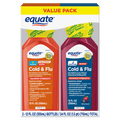 Equate Max Strength Severe Cold & Flu Relief Daytime and Nighttime Combo Pack, 12 fl oz