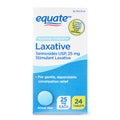 Equate Maximum Strength Sennosides Laxative Tablets for Constipation Relief, 25mg, 24 Count