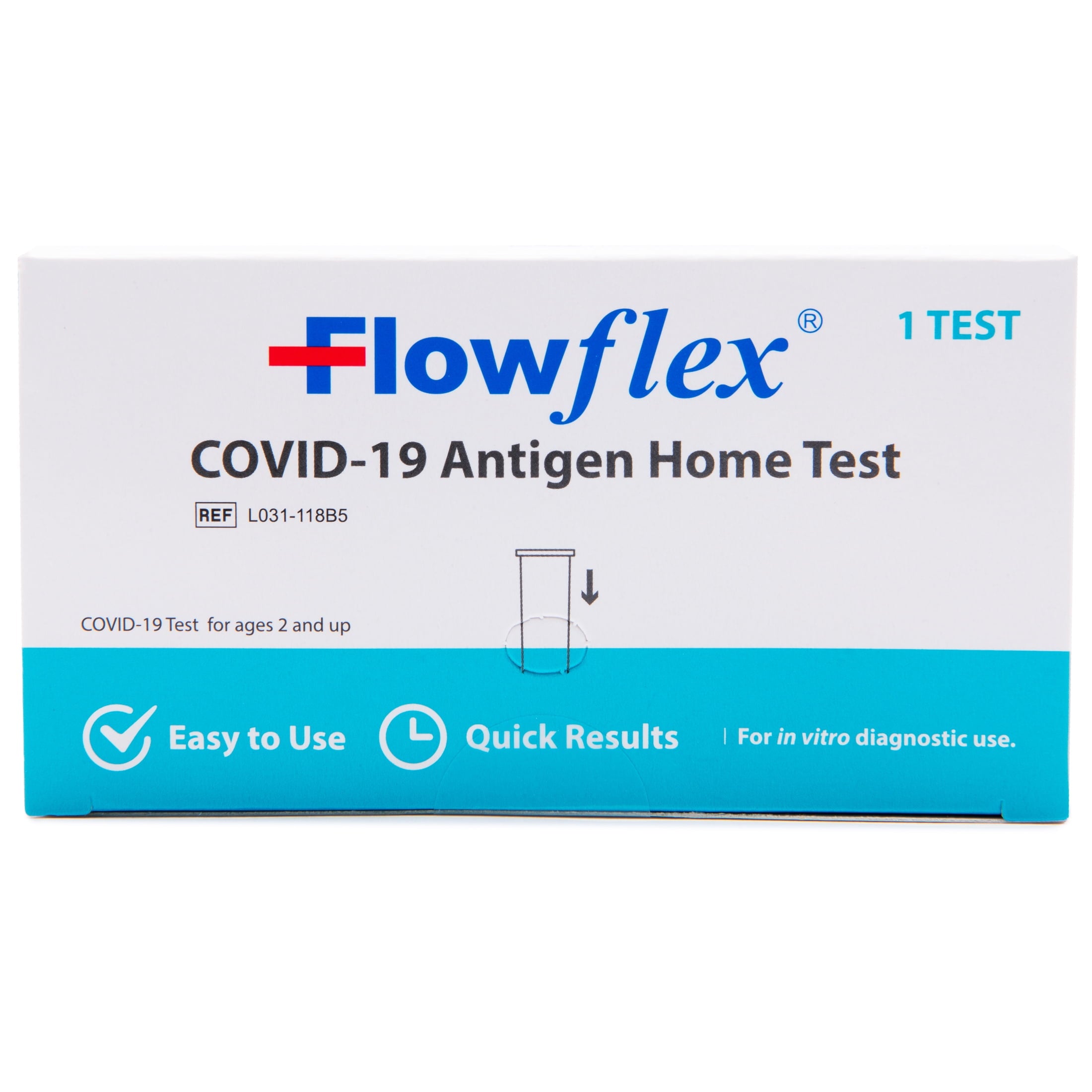 Flowflex® COVID-19 Antigen Home Test Kit, 1 Pack, 1 Tests Total