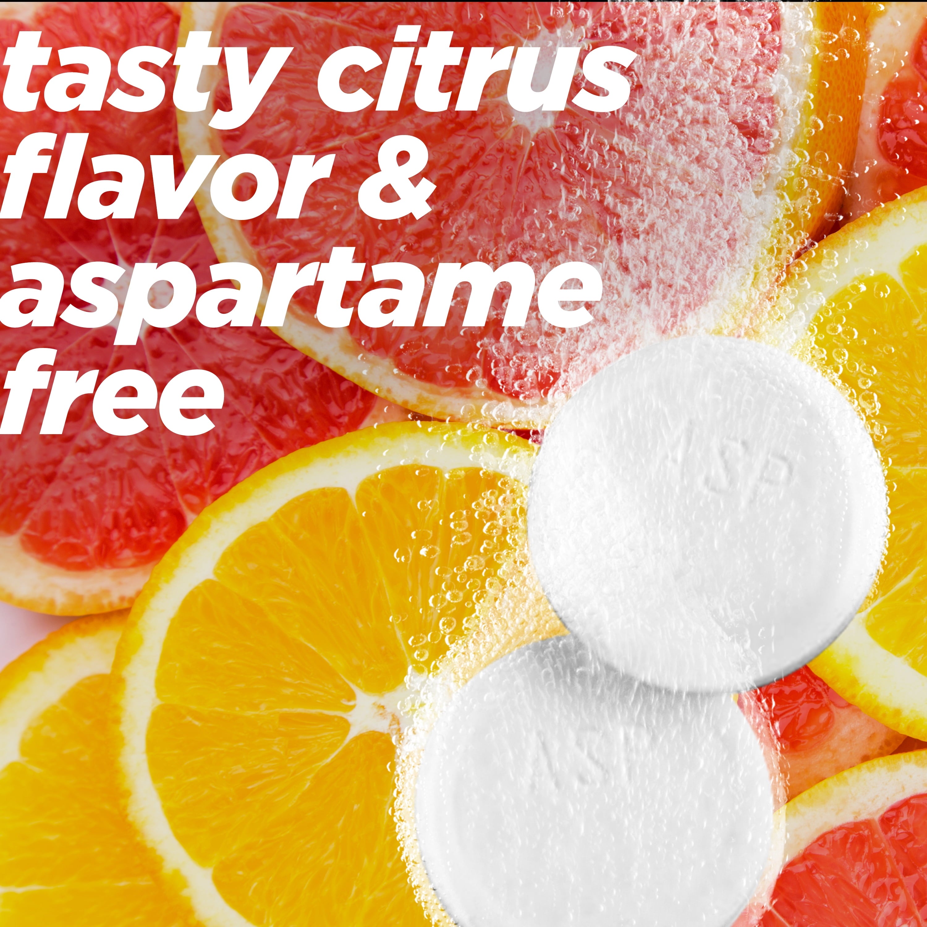 Alka-Seltzer Plus Powerfast Fizz Severe Cold & Flu Medicine, Citrus Effervescent Tablets, 24 Count