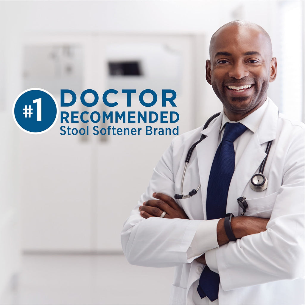 Colace® Regular Strength Stool Softener for Constipation Relief, 100mg Capsules, 30 Ct