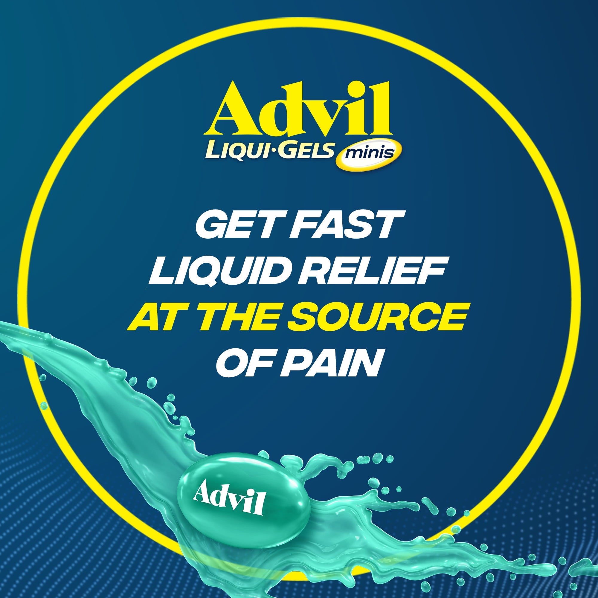 Advil Liqui-Gels Minis Pain Relievers for Headache Relief, Fever Reducer Liquid Filled Capsules, 200 Mg Ibuprofen, 80 Count