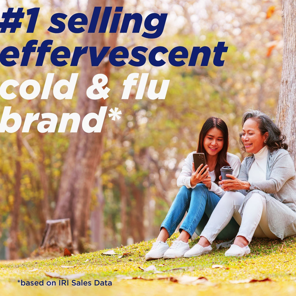 Alka-Seltzer Plus Powerfast Fizz Severe Cold Medicine, Orange Zest Effervescent Tablets, 24 Count