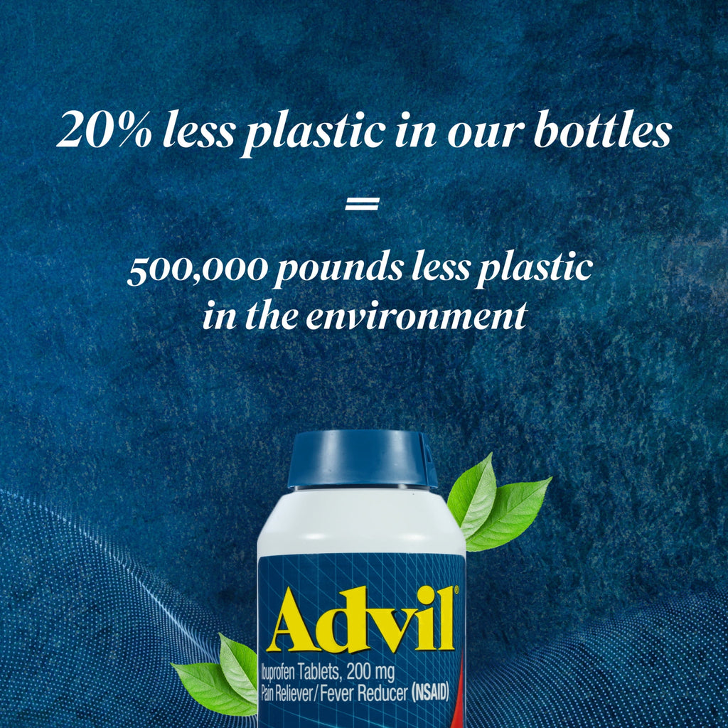 Advil Dual Action Pain Relievers Coated Caplets, 125Mg Ibuprofen and 250Mg Acetaminophen, 72 Count