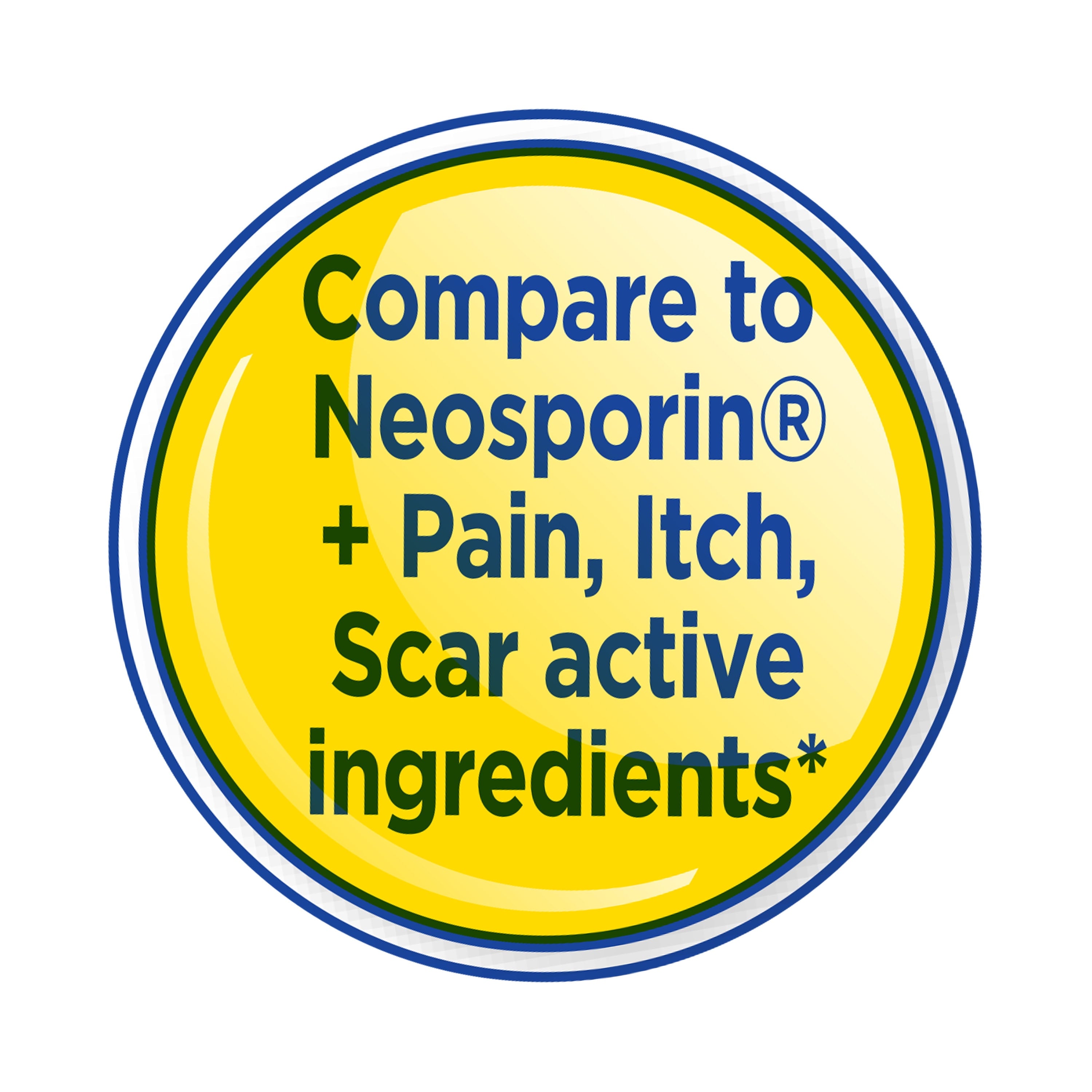 Equate Maximum Strength Antibiotic First Aid Ointment + Pain, Itch, and Scar Relief, 1oz, Compare to Neosporin® + Pain, Itch, Scar Active Ingredients