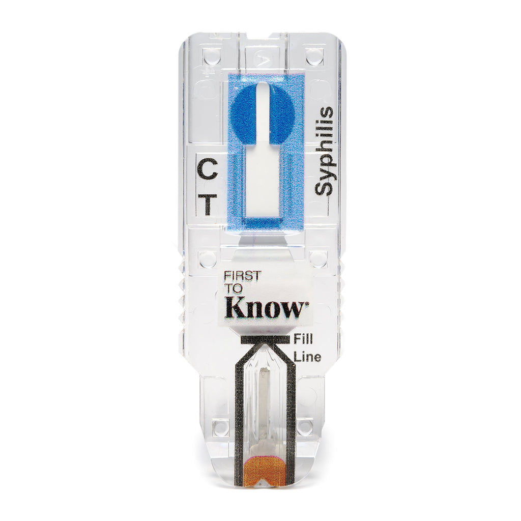 First to Know Syphilis Test Kit, 1 At-Home Test, In Home Results in Minutes, Detection of Antibodies to the Bacteria that Cause Syphilis