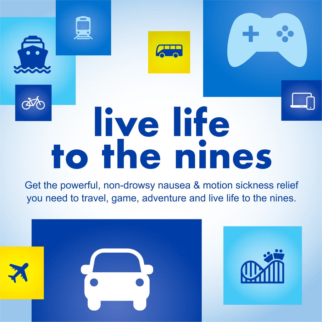 Bonine Motion Sickness and Nausea Relief Travel Pack, Chewable Tablets, Raspberry, 12 Count