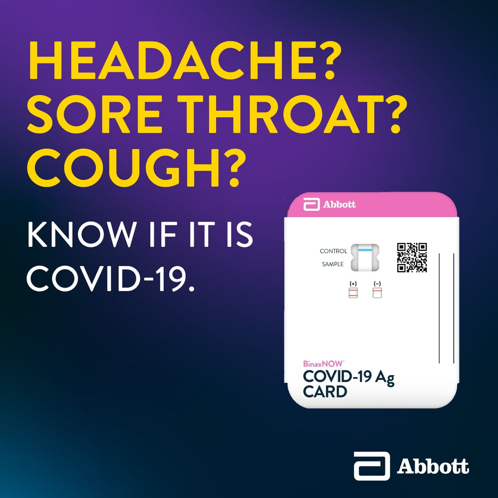 BinaxNOW™ COVID-19 Rapid Antigen Self-Test Kit with Reliable 15 Minute Results, 2 Tests