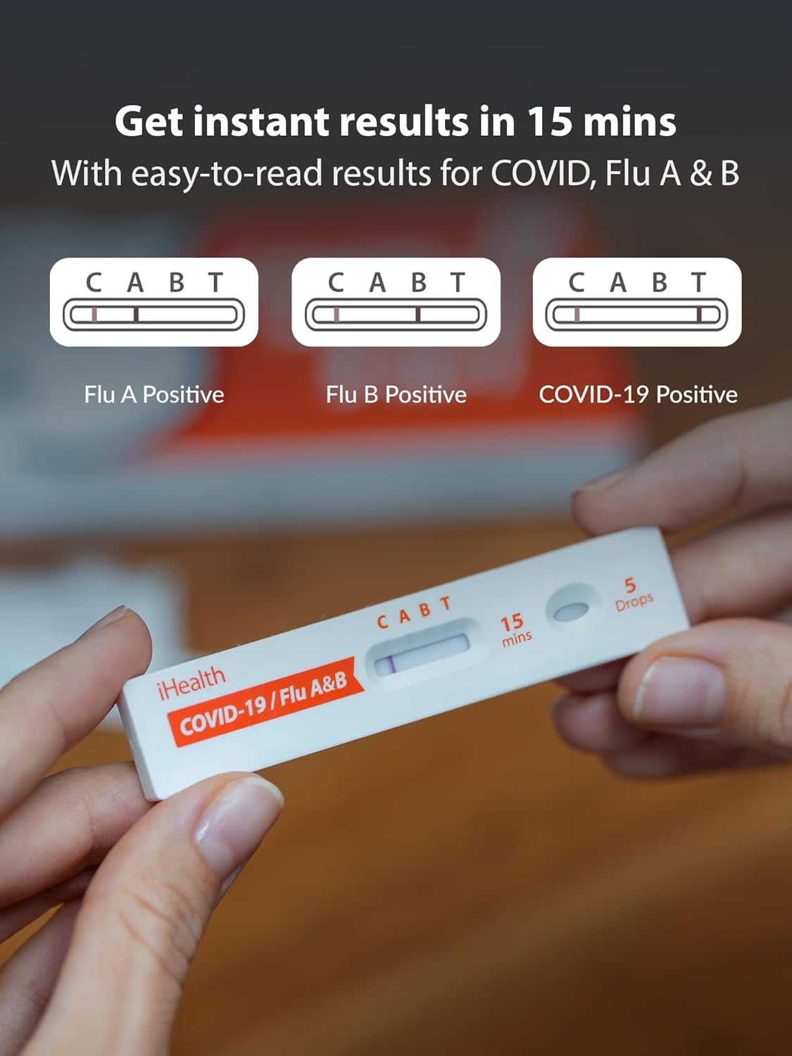 iHealth COVID-19/Flu A&B Rapid Test 2-Test