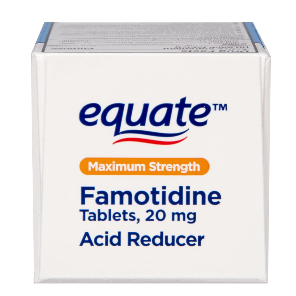 Equate Maximum Strength Famotidine 20mg Tablets, 25 Count, Compare to Maximum Strength Pepcid® AC Active Ingredient