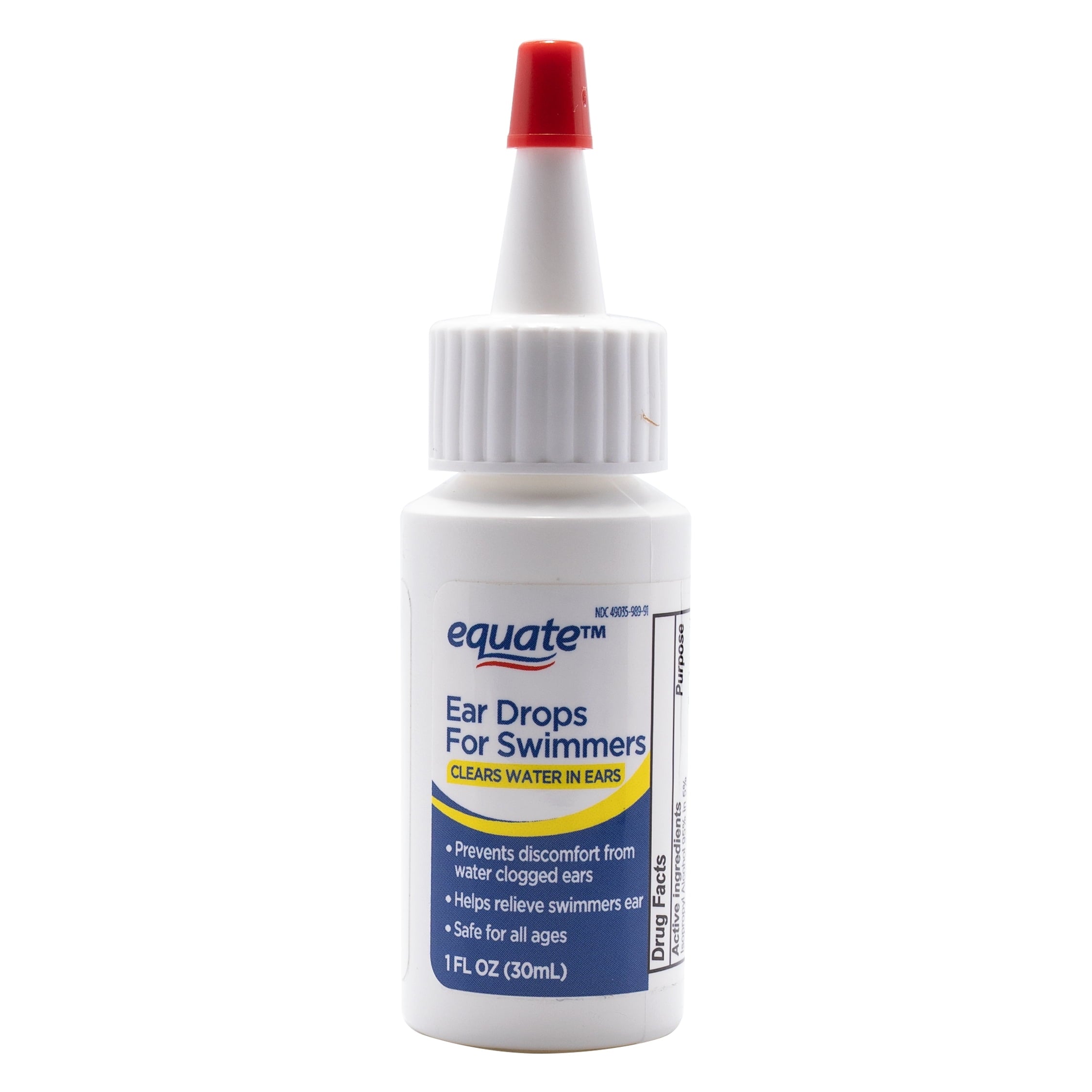 Equate, Liquid Ear Drops for Swimmers, 1 fl oz, Compare to Debrox® Active Ingredient