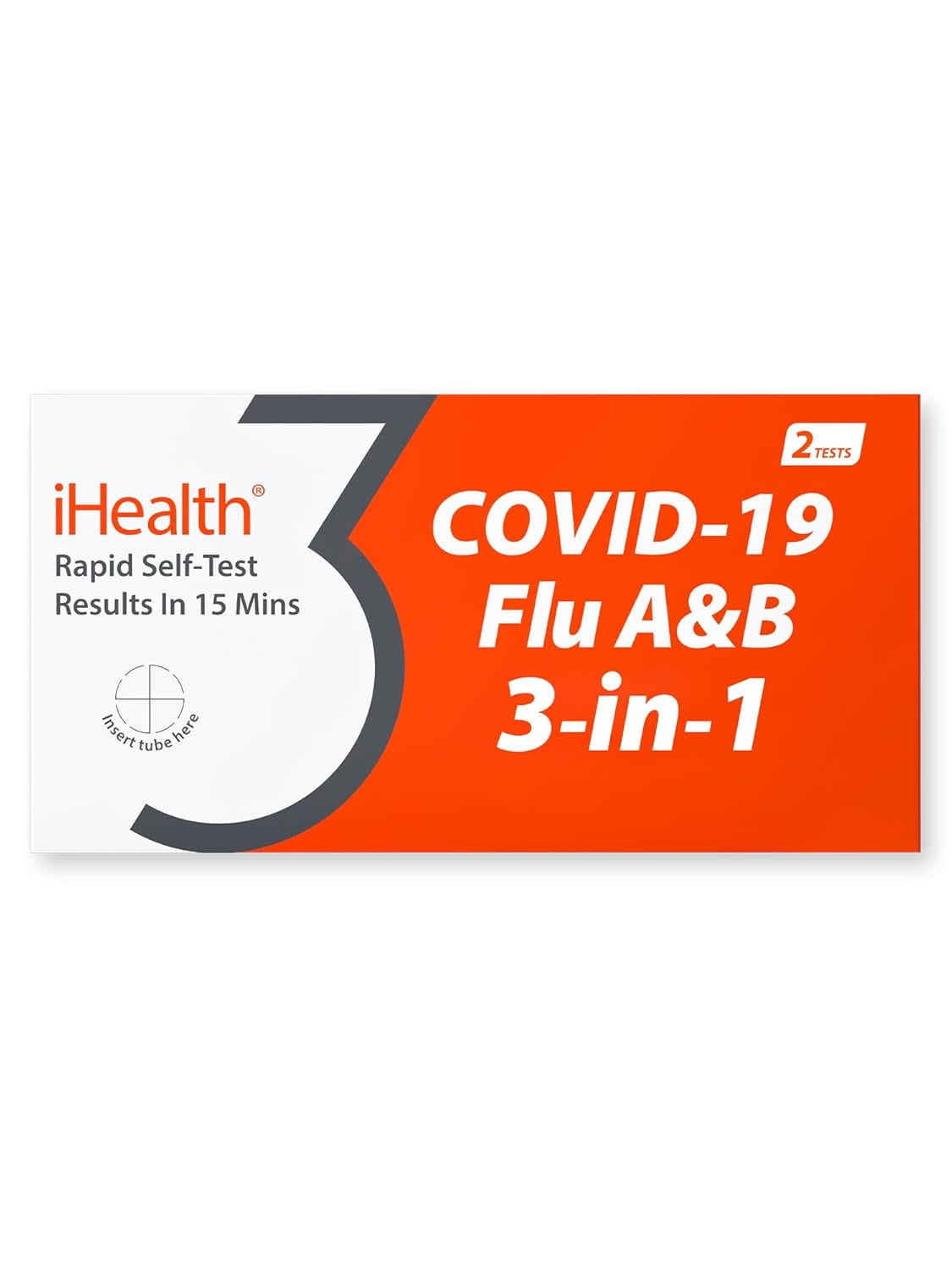 iHealth COVID-19/Flu A&B Rapid Test 2-Test
